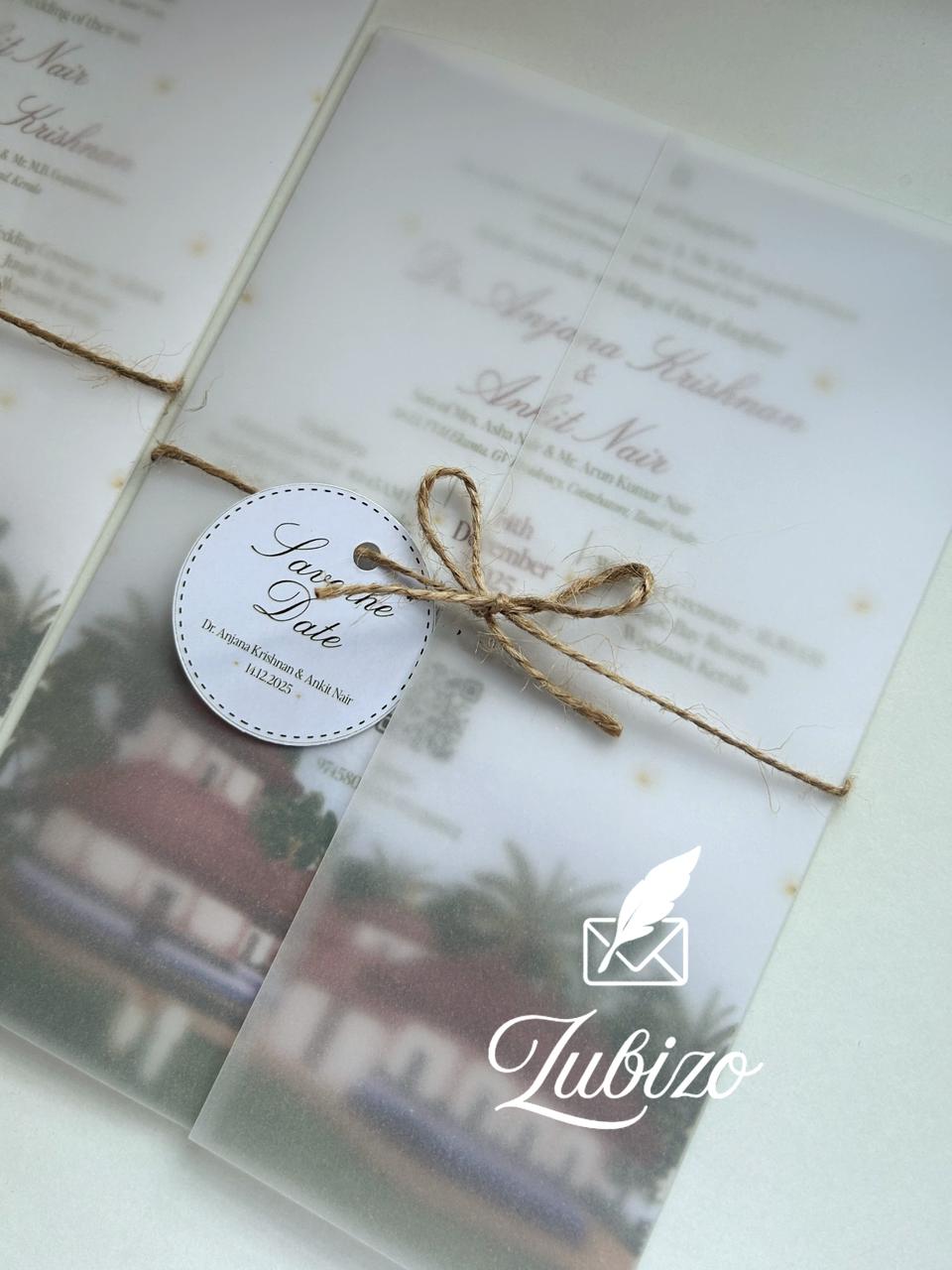 Kerala Grace Wedding Card