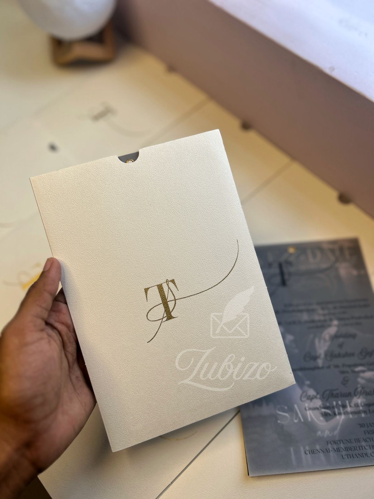Frosted Elegance Invite