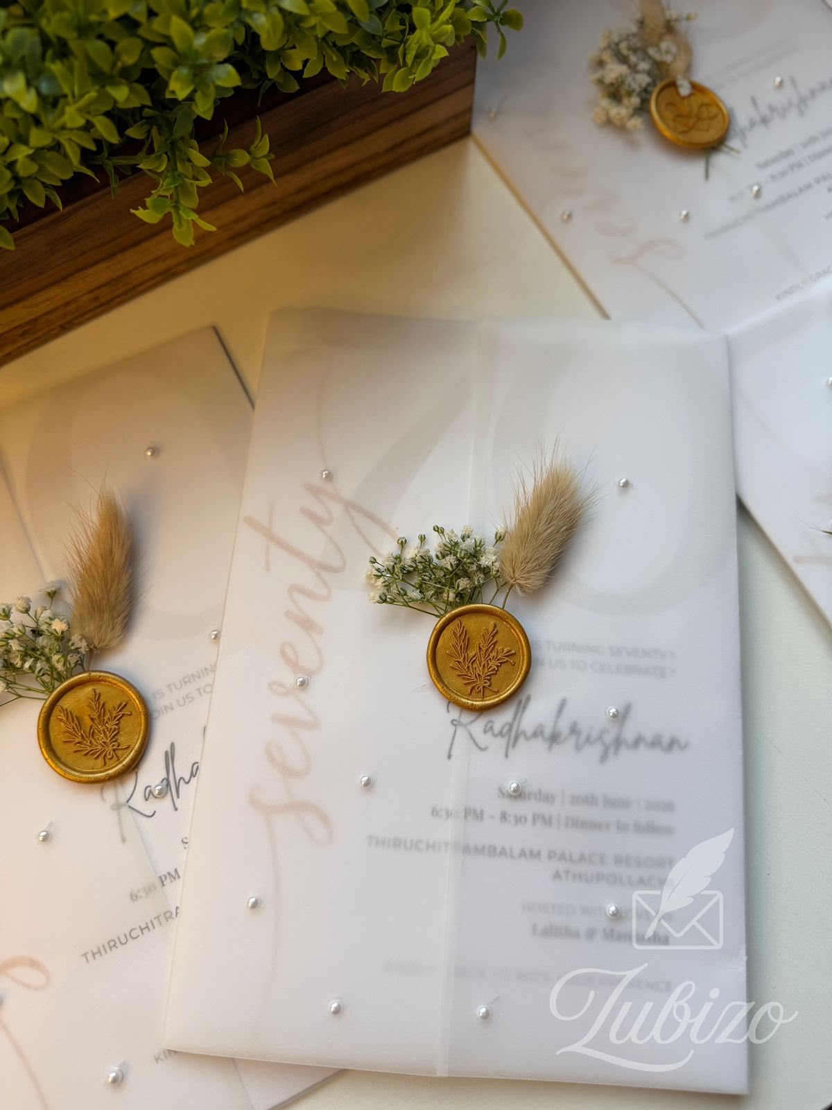 Minimal Milestone Birthday Invitation
