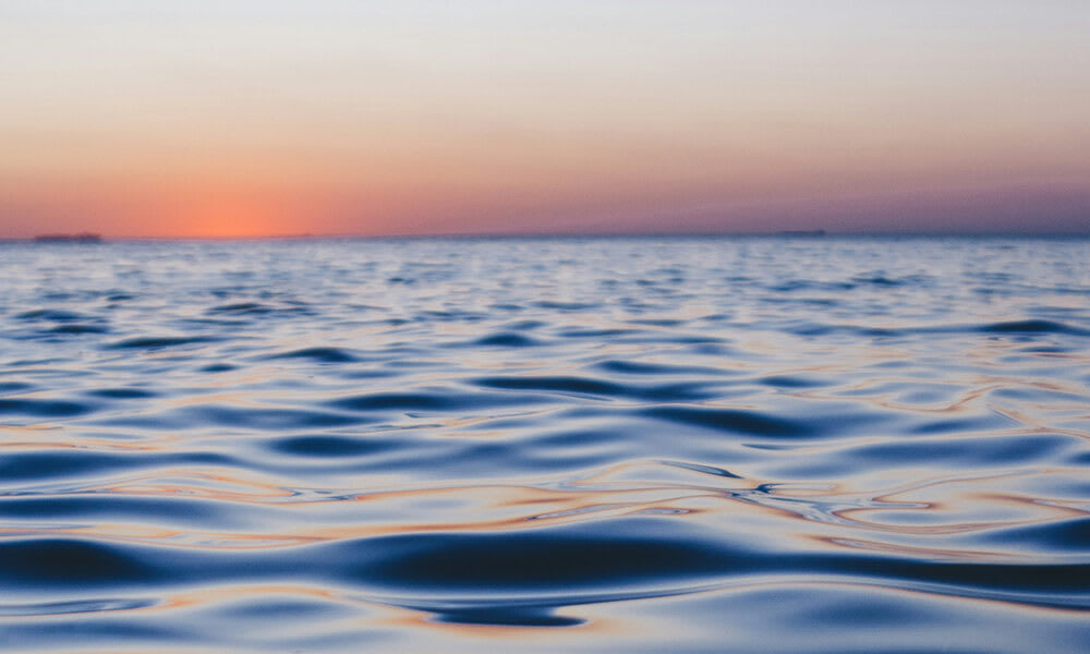 Sea and sunset.