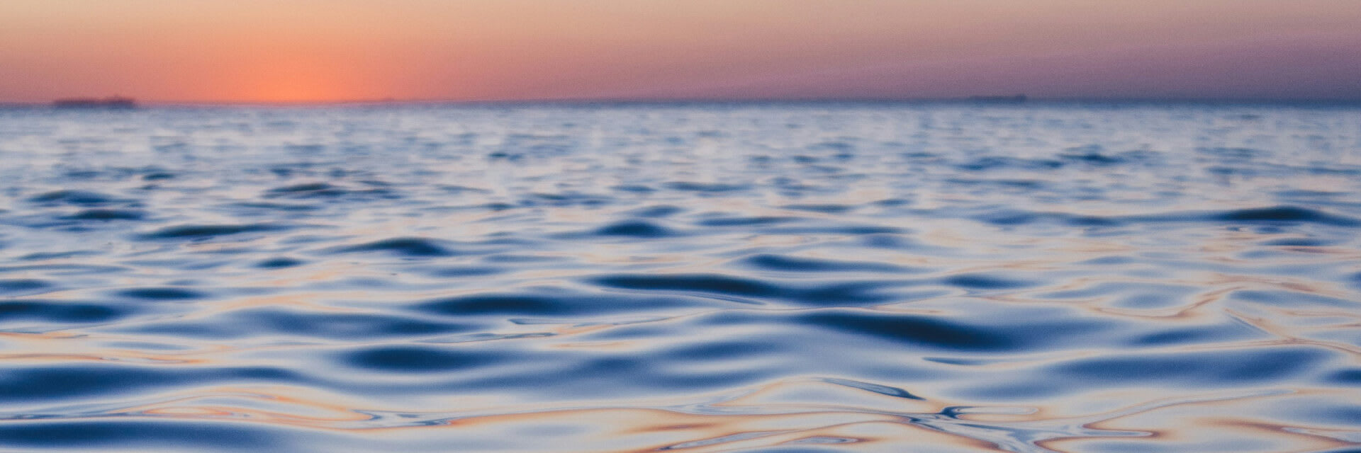 Sea and sunset.