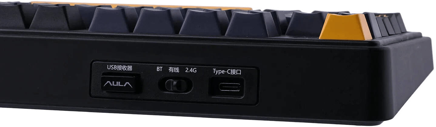 AULA F75 Gasket Wireless 75% Mechanical Keyboard, 80 Keys, 1000Hz Polling Rate, RGB Lighting, Hot Swappable, Reaper Switch, NKRO, 4000mAh Battery, 4