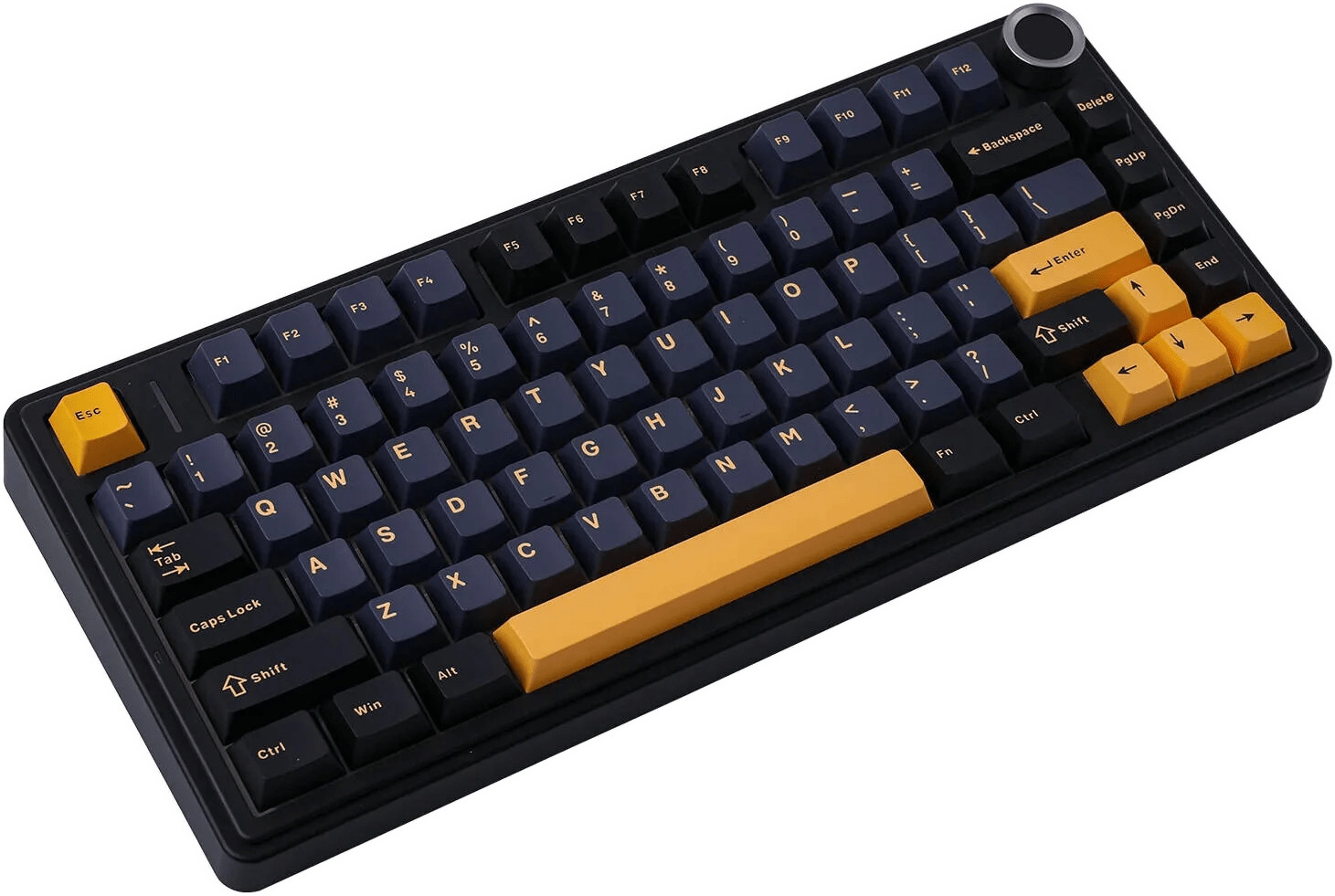 AULA F75 Gasket Wireless 75% Mechanical Keyboard, 80 Keys, 1000Hz Polling Rate, RGB Lighting, Hot Swappable, Reaper Switch, NKRO, 4000mAh Battery, 6
