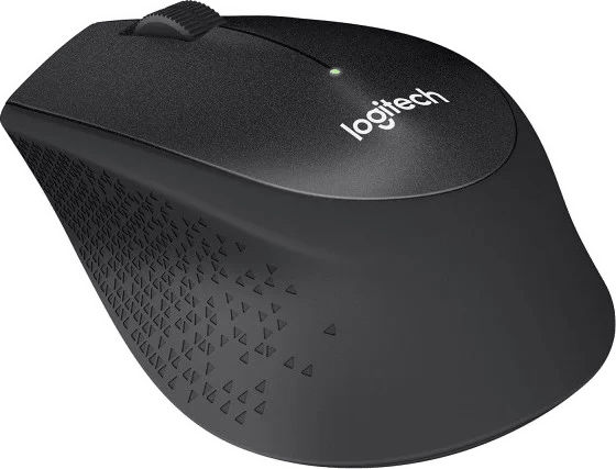 Logitech M330 Silent Plus Wireless Large Mouse, 2.4 GHz Wireless Connectivity, 1000 dpi Optical Sensor, Up to 10m Range, Quiet Buttons & Scroll Wheel,