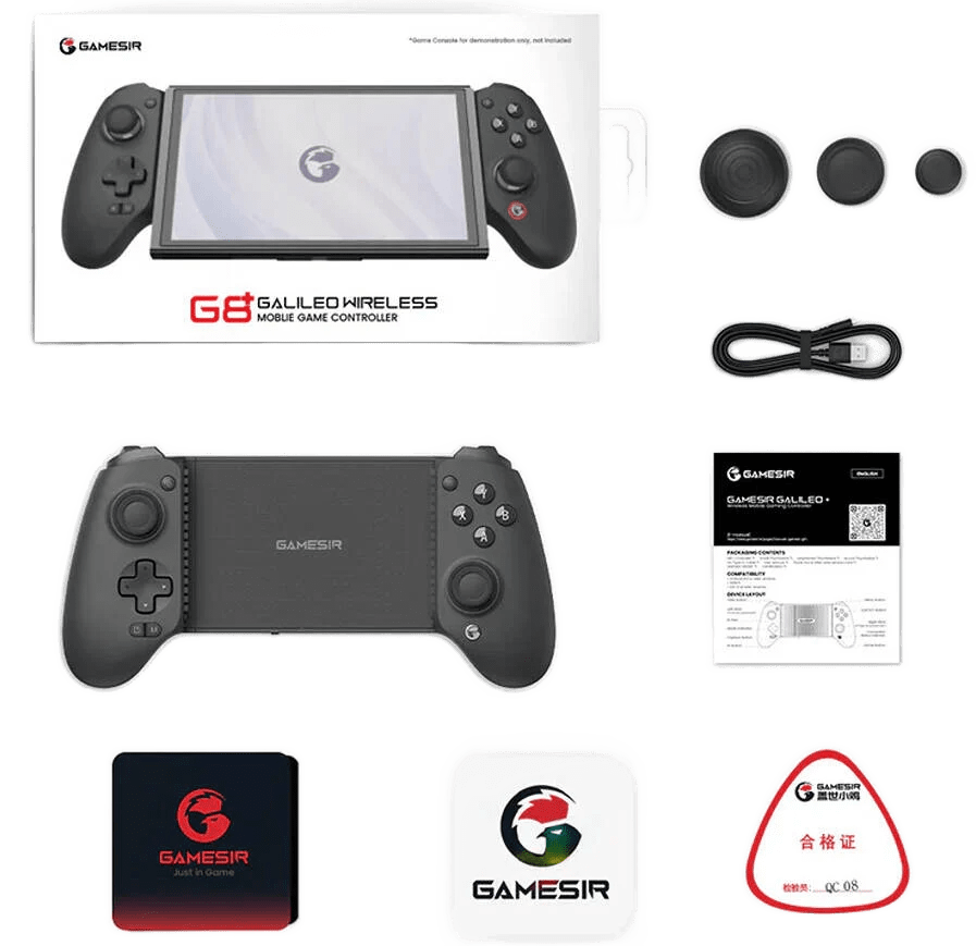 GameSir G8 Plus Bluetooth Mobile Game Controller for Switch & iOS & Android & Tablets, Gamepad with Hall Effect JoysticksHall Trigger, Play Minecraft, Call of Duty Mobil 5
