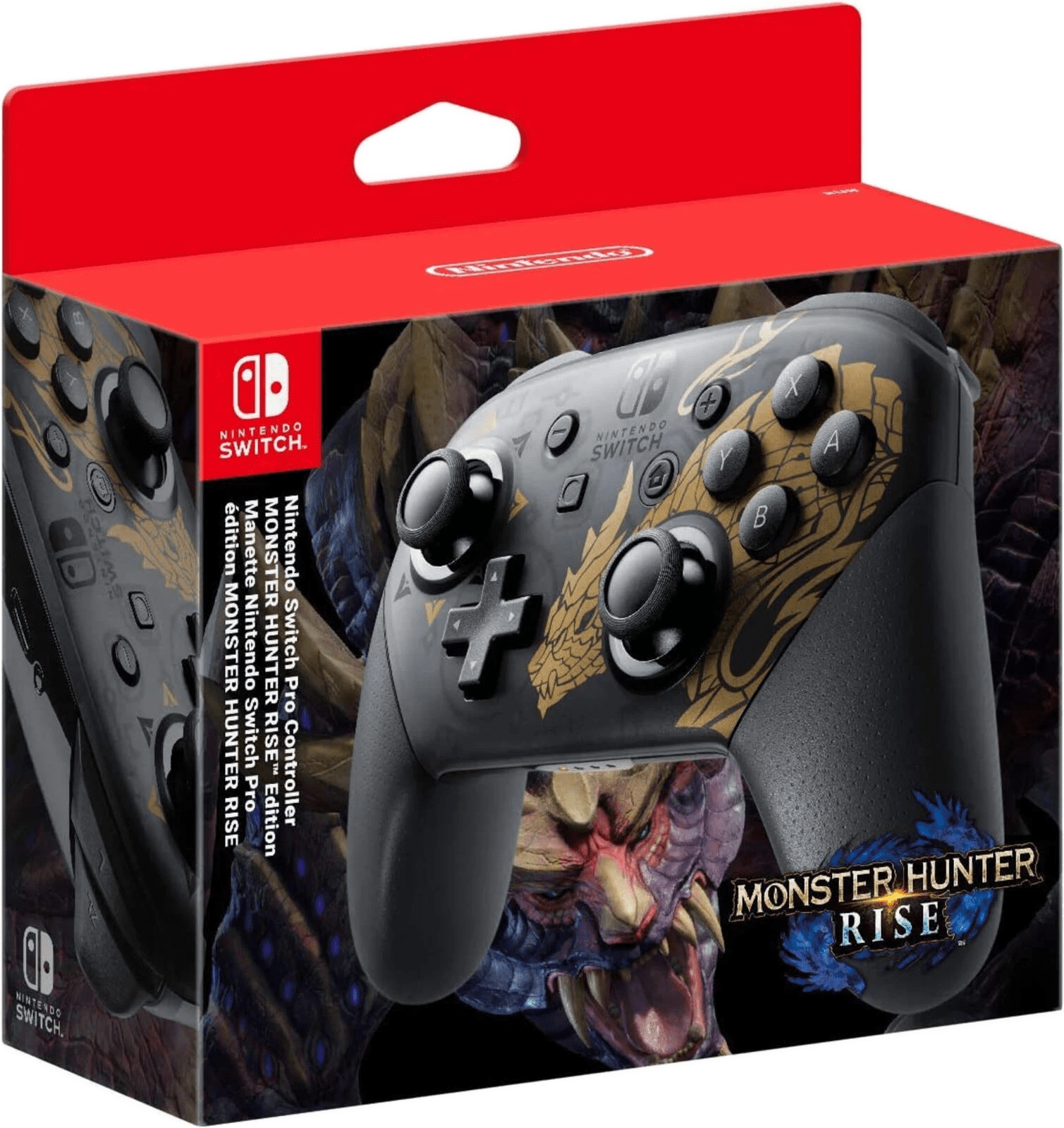 Nintendo Monster Hunter Rise Edition Switch Pro Controller