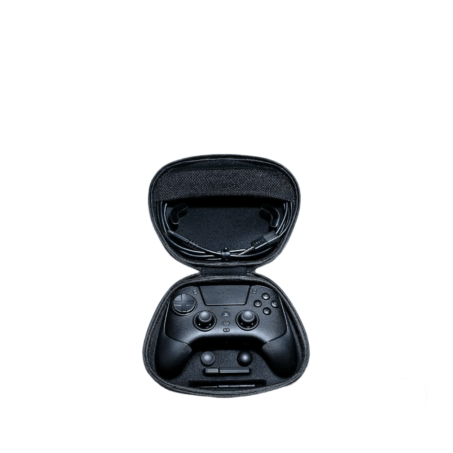 Razer Raiju V3 Pro Wireless Esports Controller, 6 Remappable Buttons, Symmetrical TMR Thumbsticks wSwappable Caps, Pro HyperTriggers, Mecha-Tactile PBT Buttons, Black  6