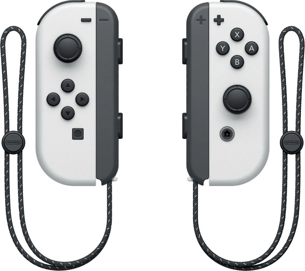 Nintendo 7'' OLED Joy-Con Switch Console, 64 GB Internal Storage, High-Speed HDMI Cable, Enhanced Audio, 3 Hours Charging Time, International Version, EU Plug, White Color NSC010025 4