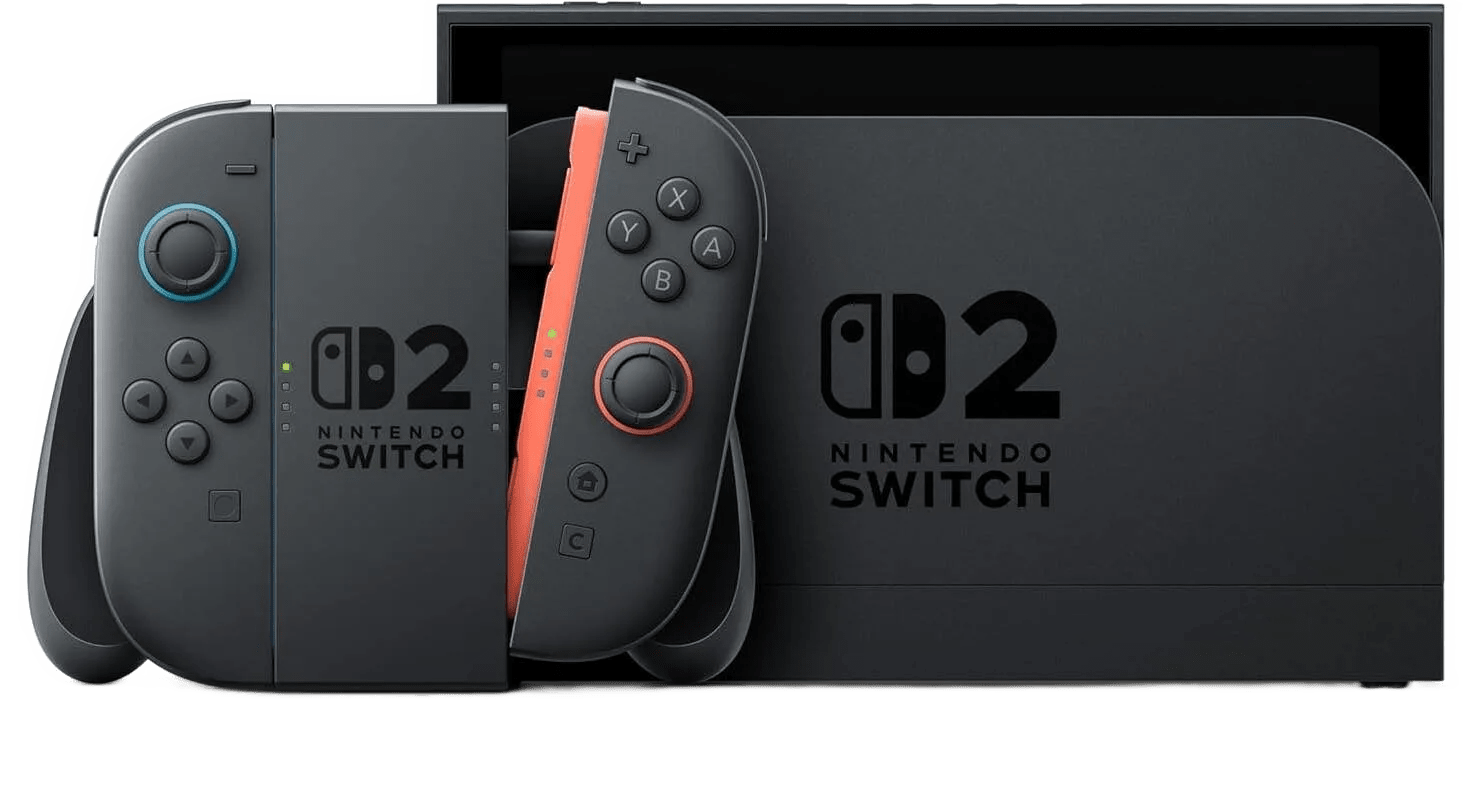 Nintendo Switch 2 Console 2025, 7.9 HDR10 Touchscreen 120Hz Display, 12GB RAM, 256GB Storage, Next-Gen Joy-Con 2 Controllers with Enhanced Motion Sensors, INTL Version BME 9