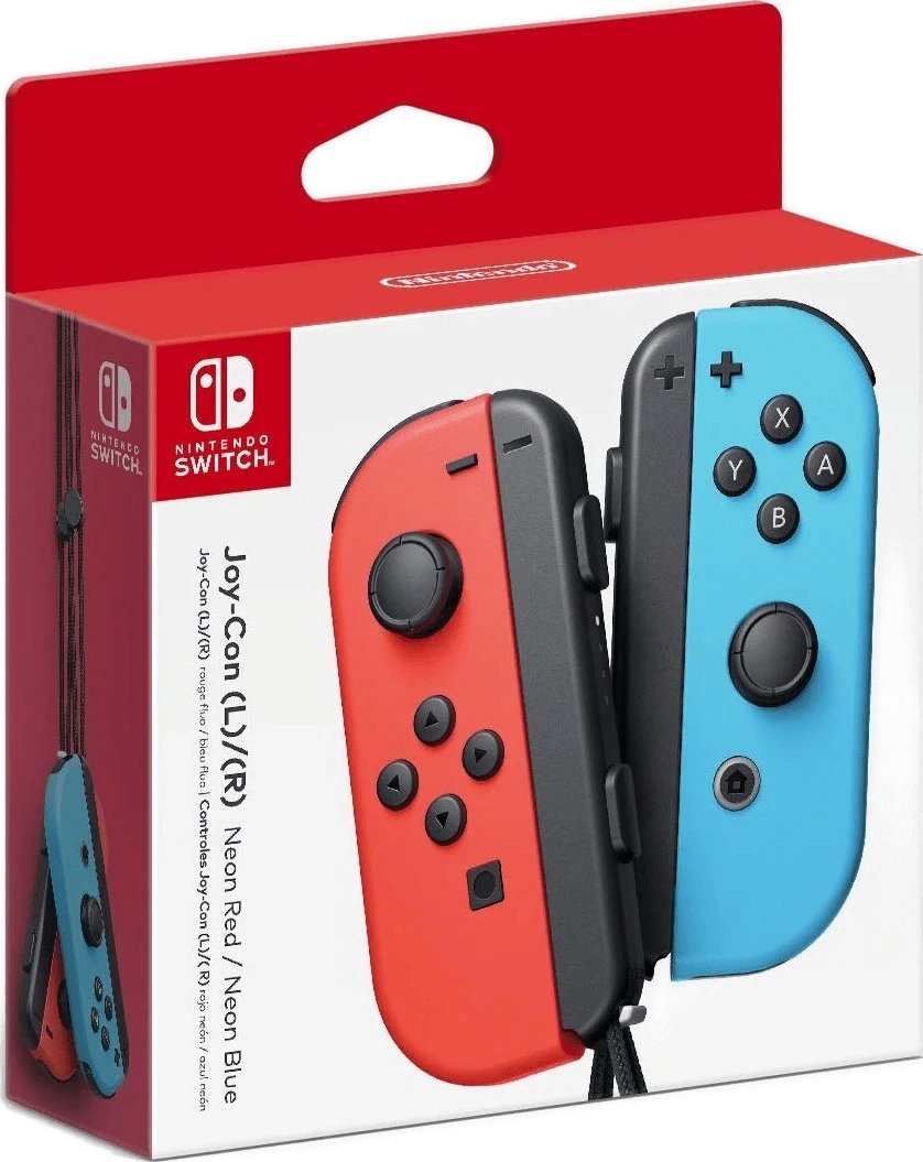 Nintendo Switch Joy-Con Pair - Neon Blue + Neon Red ACSC-43056