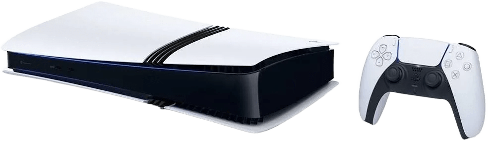 Sony PlayStation 5 Pro Console, Up to 120fps With 120Hz Output, Support 8K Output, 8x Zen 2 Cores at 3.85GHz CPU, Custom RNDA 3 (TBC), 16GB RAM, Custom 2TB SSD, International Version, White | PS5-Pro 3