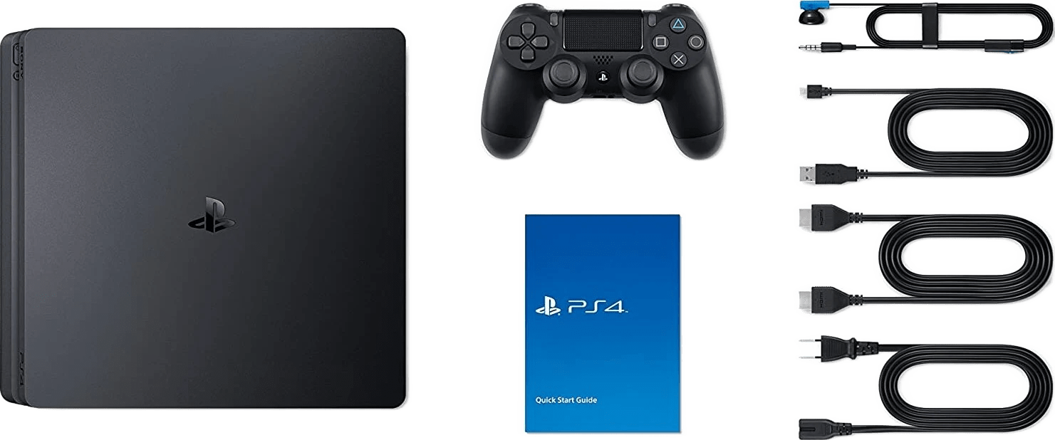 Sony PlayStation PS4 1TB Slim Standalone Jet, International Version, Black P27452629J 2