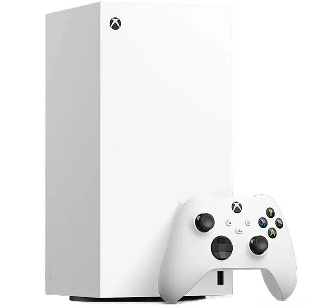 Xbox Series X Digital Edition, 8X Cores 3.8 GHz Processor, 16GB RAM, 1TB Custom SSD, True 4K Gaming Resolution, Auto Low Latency Mode, HDMI Variable Refresh Rate, AMD FreeSync, 2