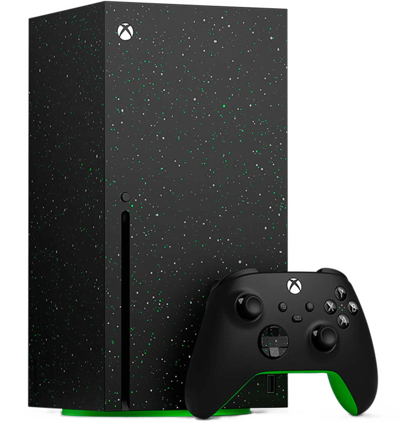 Xbox Series X Galaxy Black Special Edition 2TB SSD USA Console, 8X Cores CPU, 12 TFLOPS GPU, 16GB RAM, Supports USB 3.1 external HDD, True 4K Resolution, Black Series X BK 5