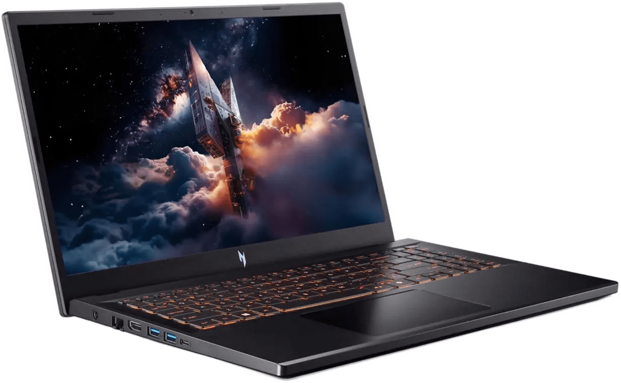 Acer Nitro V 15 Gaming Laptop, 15.6 FHD IPS 165Hz Display, Intel Core i5-13420H, 16GB RAM, 512GB SSD, GeForce RTX 5050 8GB GPU, English Keyboard, Windows 11 Home, Obsidian Black NH 2