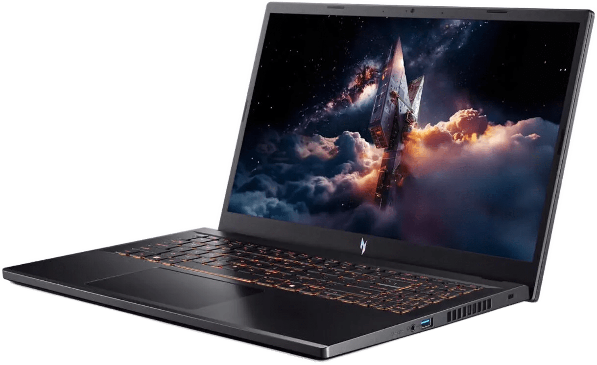 Acer Nitro V 15 Gaming Laptop, 15.6 FHD IPS 165Hz Display, Intel Core i5-13420H, 16GB RAM, 512GB SSD, GeForce RTX 5050 8GB GPU, English Keyboard, Windows 11 Home, Obsidian Black NH 5