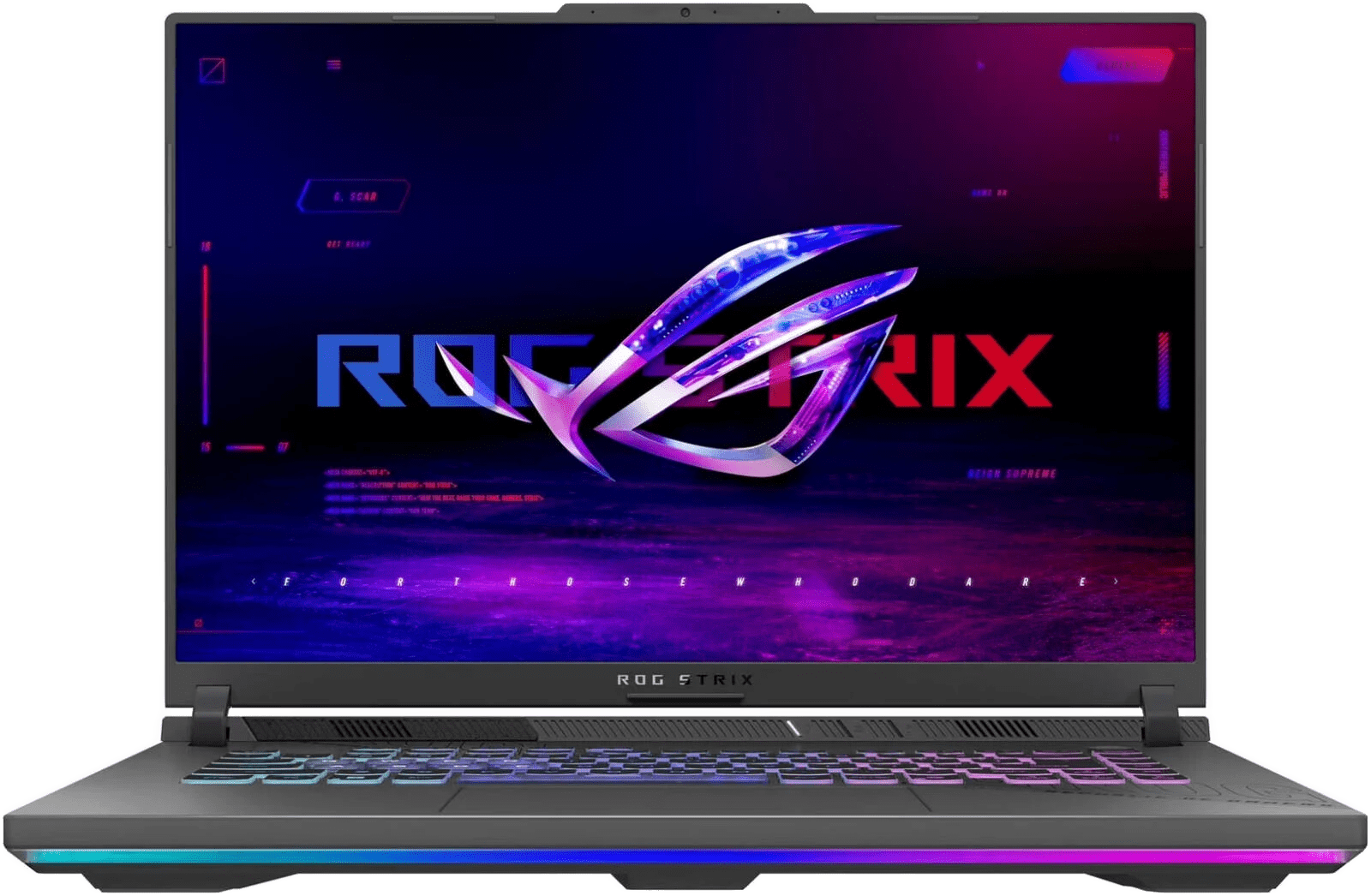 ASUS ROG Strix G16 Gaming Laptop, 16 FHD 165Hz Display, AMD Ryzen 9 8940HX Processor, 16GB RAM, 1TB SSD, GeForce RTX 5070 8 GB, English Keyboard, Windows 11, Gray 90NR0L67-M004S0