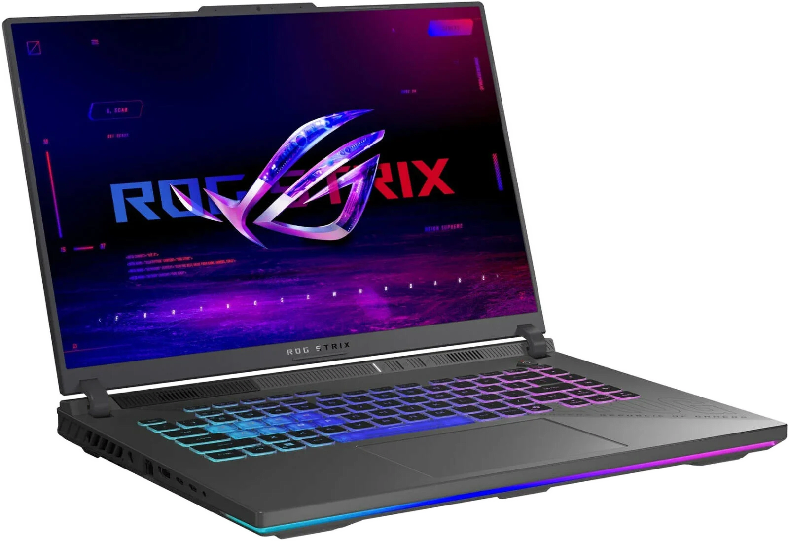 ASUS ROG Strix G16 Gaming Laptop, 16 FHD 165Hz Display, AMD Ryzen 9 8940HX Processor, 16GB RAM, 1TB SSD, GeForce RTX 5070 8 GB, English Keyboard, Windows 11, Gray 90NR0L67-M004S0 8