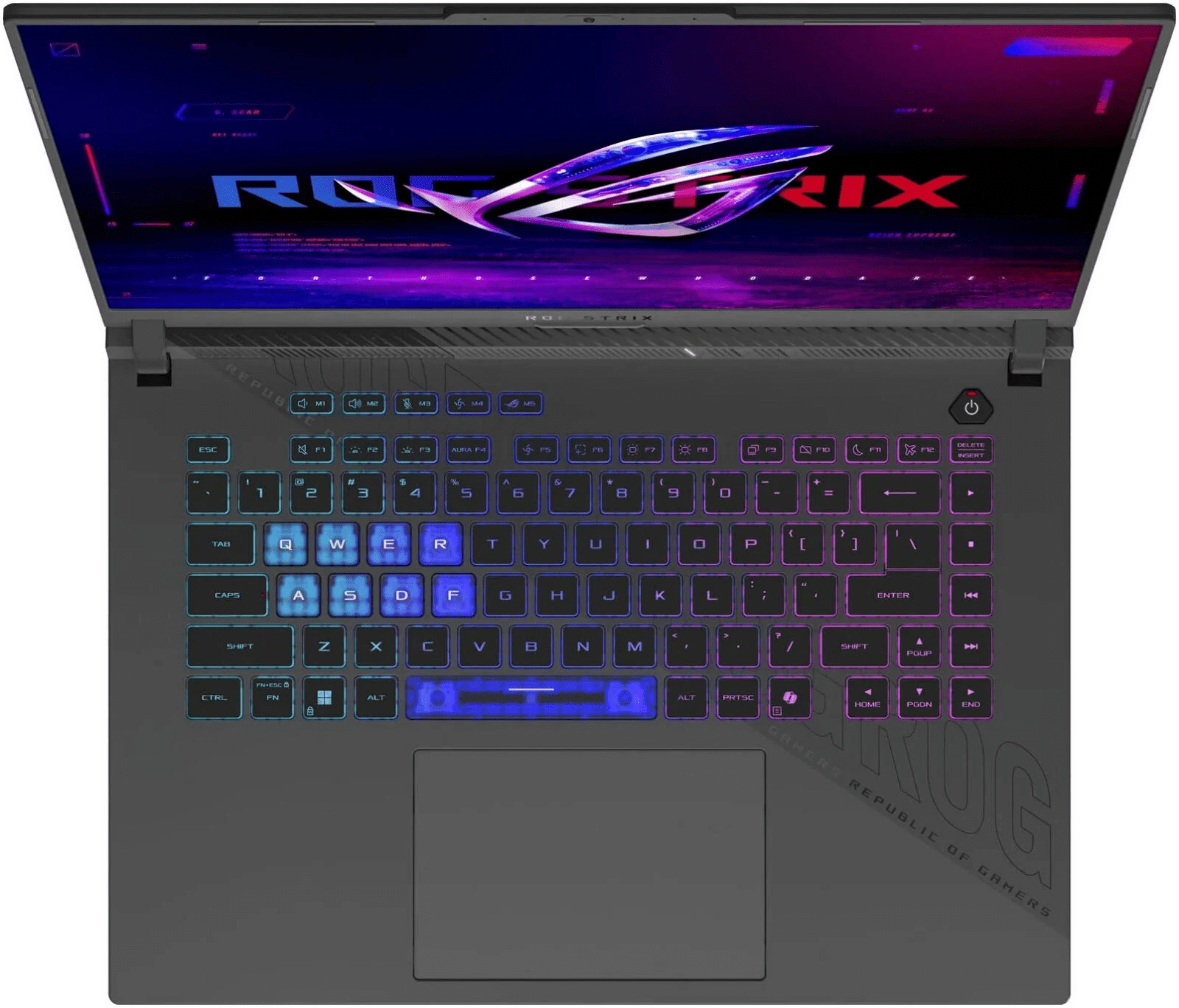 ASUS ROG Strix G16 Gaming Laptop, 16 FHD 165Hz Display, AMD Ryzen 9 8940HX Processor, 16GB RAM, 1TB SSD, GeForce RTX 5070 8 GB, English Keyboard, Windows 11, Gray 90NR0L67-M004S0 9