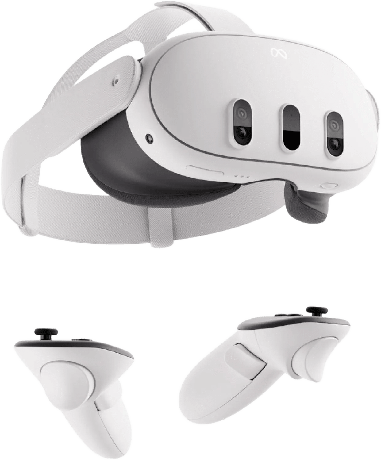 Meta Quest 3 Advanced VR Headset, 2064x2208 Resolution Per Eye, 512GB Storage, Ring-Free Touch Plus Controllers, Adjustable Strap,TruTouch Haptic Feedback, 3D Spatial Audio, Whit 4