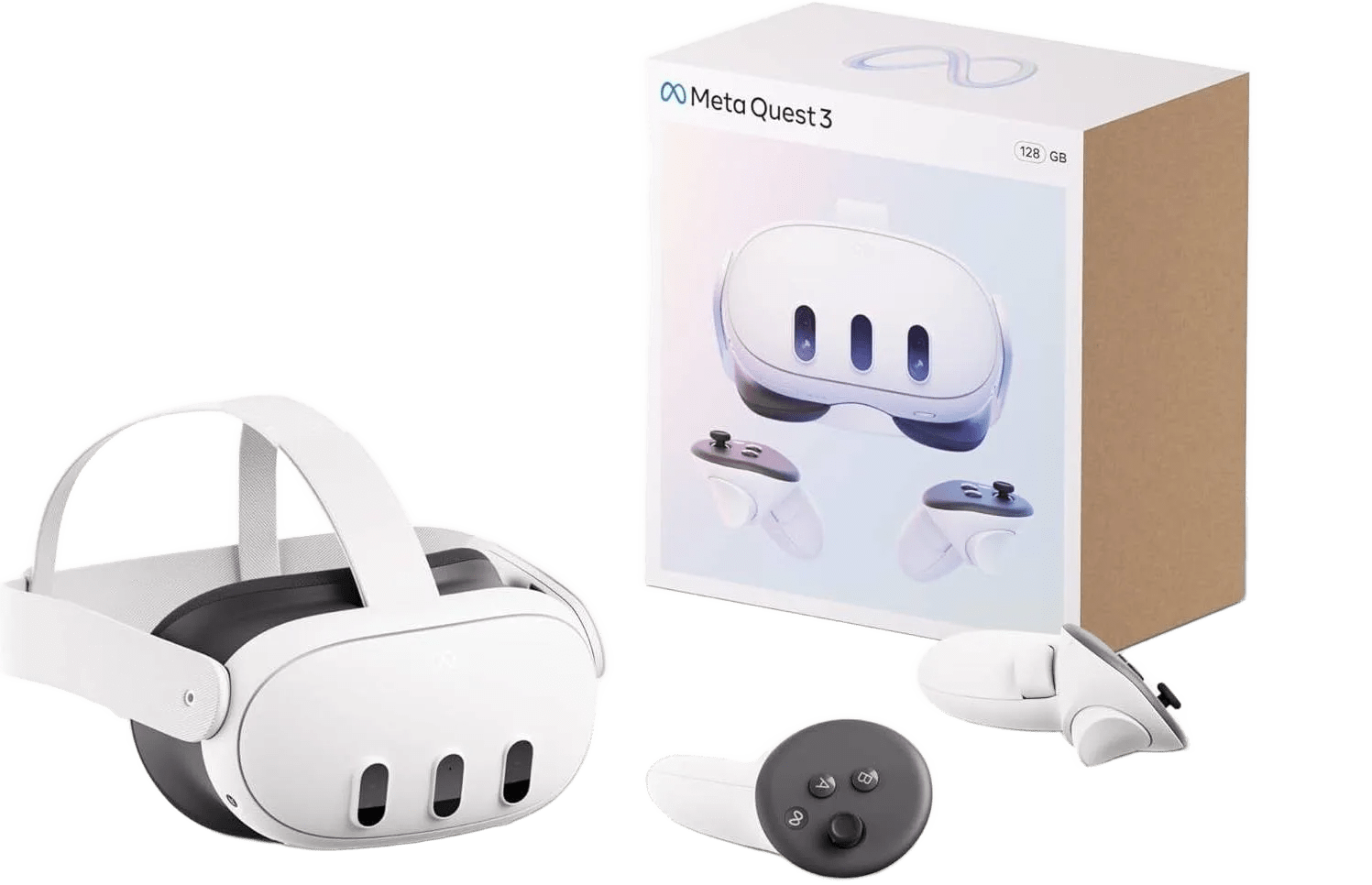 Meta Quest 3 Advanced VR Headset, 2064x2208 Resolution Per Eye, 512GB Storage, Ring-Free Touch Plus Controllers, Adjustable Strap,TruTouch Haptic Feedback, 3D Spatial Audio, Whit 7