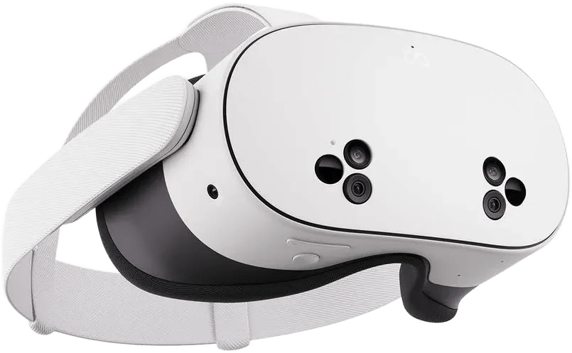 Casque VR Meta Quest 3S, résolution PPE 1832 x 1920, batterie de 4 324 mAh, champ de vision horizontal de 96° et vertical de 90°, 8 Go de RAM, 128 Go de stockage, Quest-3S blanc 
