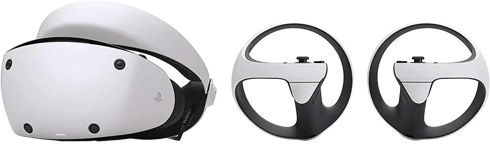 SONY PlayStation VR2 Headset, Two 2000x2040 OLED 120Hz Displays, Adjustable Lens Separartion, 6-Axis Motion Sensing System, Vibration on Headset, Built-in Microphone, USB Type-C, W