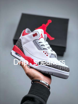 Jordan 3 Rouge Blanc