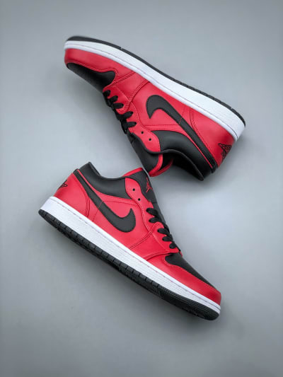 Air Jordan Low Rouge noir