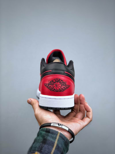 Air Jordan Low Rouge noir
