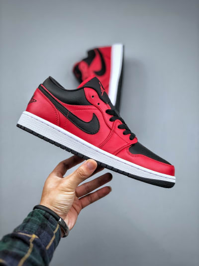 Air Jordan Low Rouge noir
