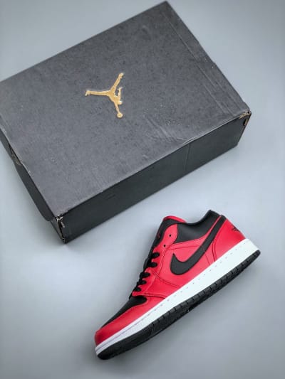 Air Jordan Low Rouge noir