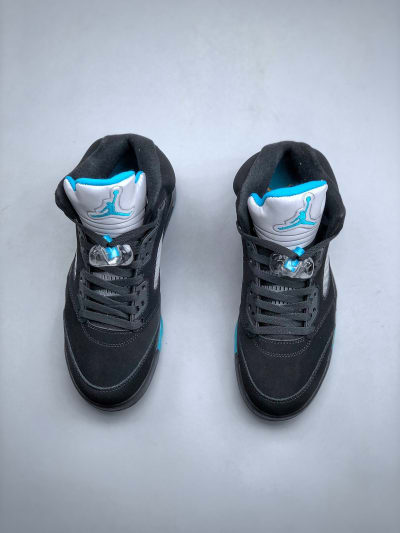 Jordan 5 Retro 'Aqua Blue' Black