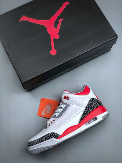 Jordan 3 Rouge Blanc