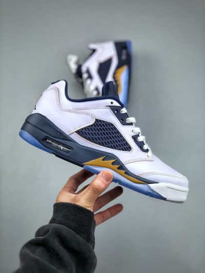 Jordan 5 Low White Blue