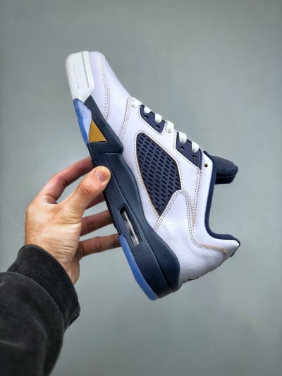 Jordan 5 Low White Blue