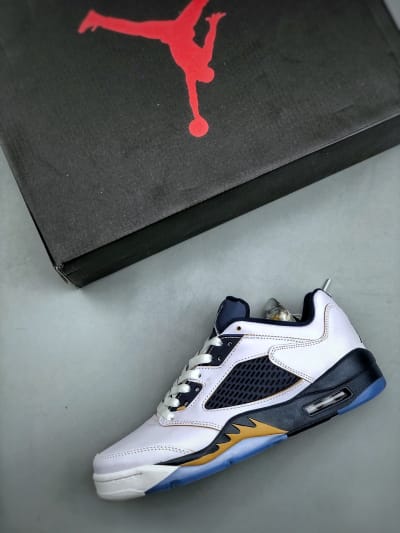 Jordan 5 Low White Blue