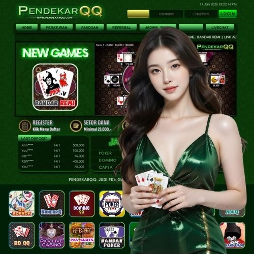 PENDEKARQQ Platform Resmi #1 DominoQQ PKV Games Terbaru 2025