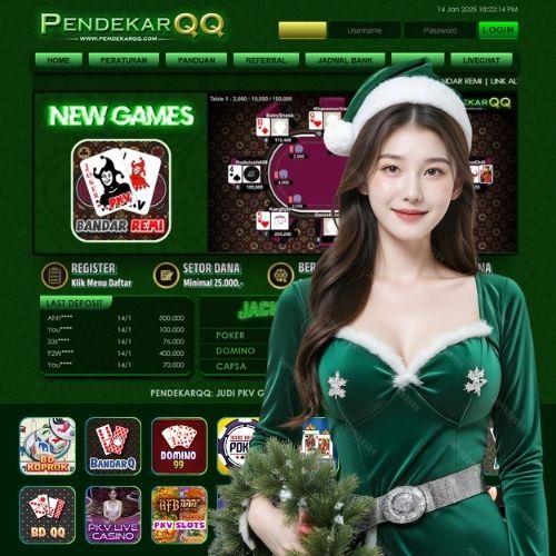 PENDEKARQQ - Situs Bermain Poker Domino QQ Online Terpercaya
