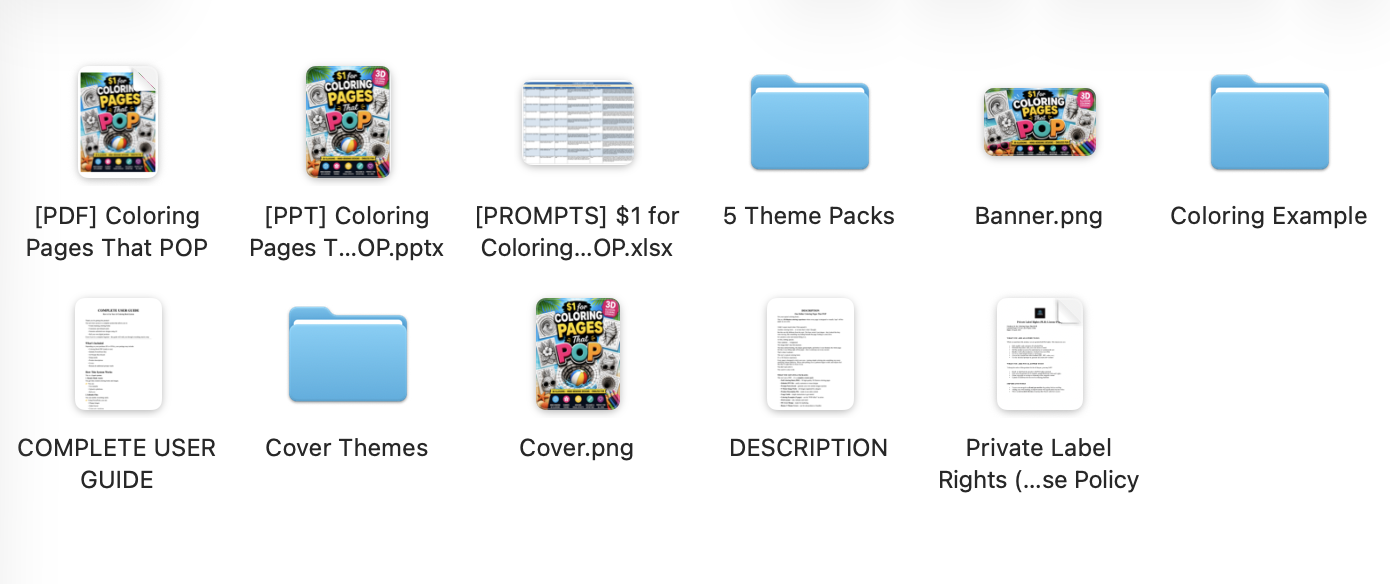 Product Contents Preview