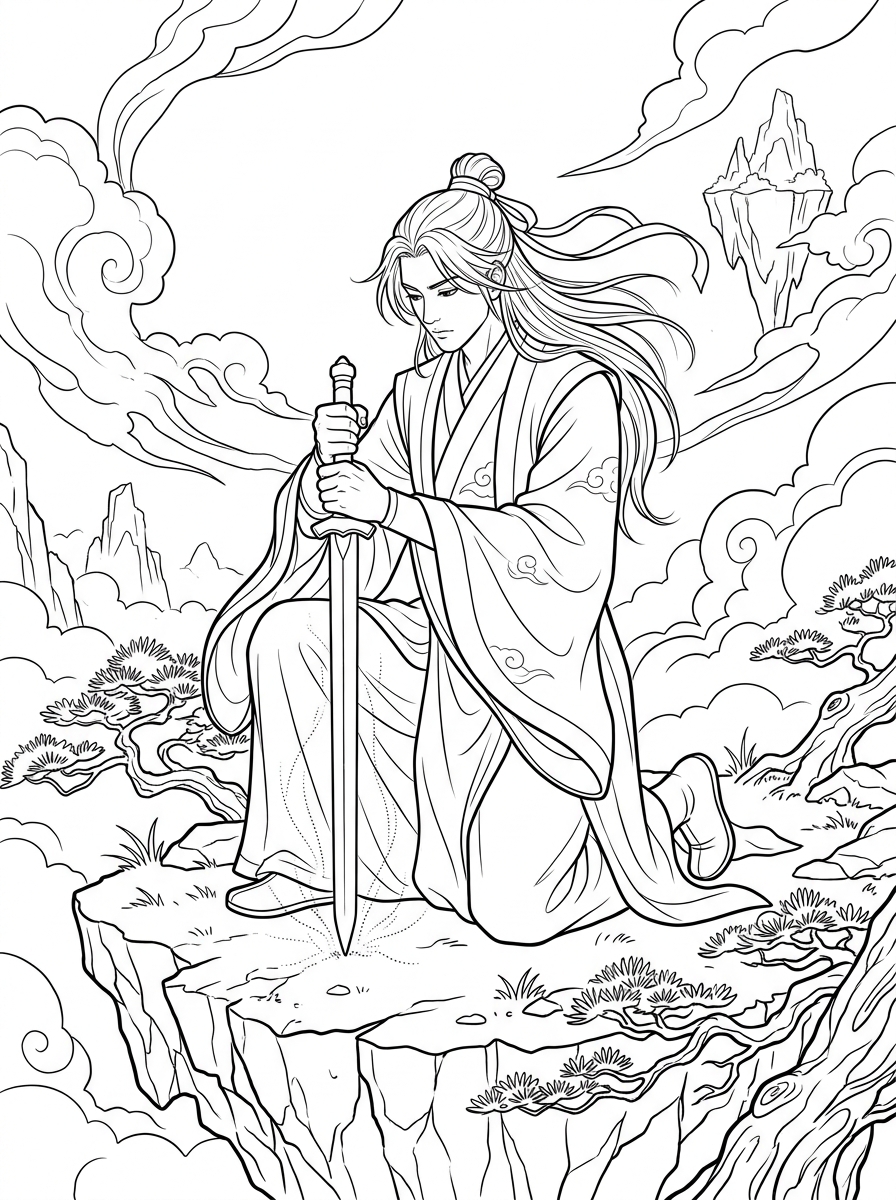 Theme 1 line art