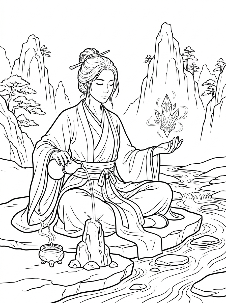 Theme 2 line art