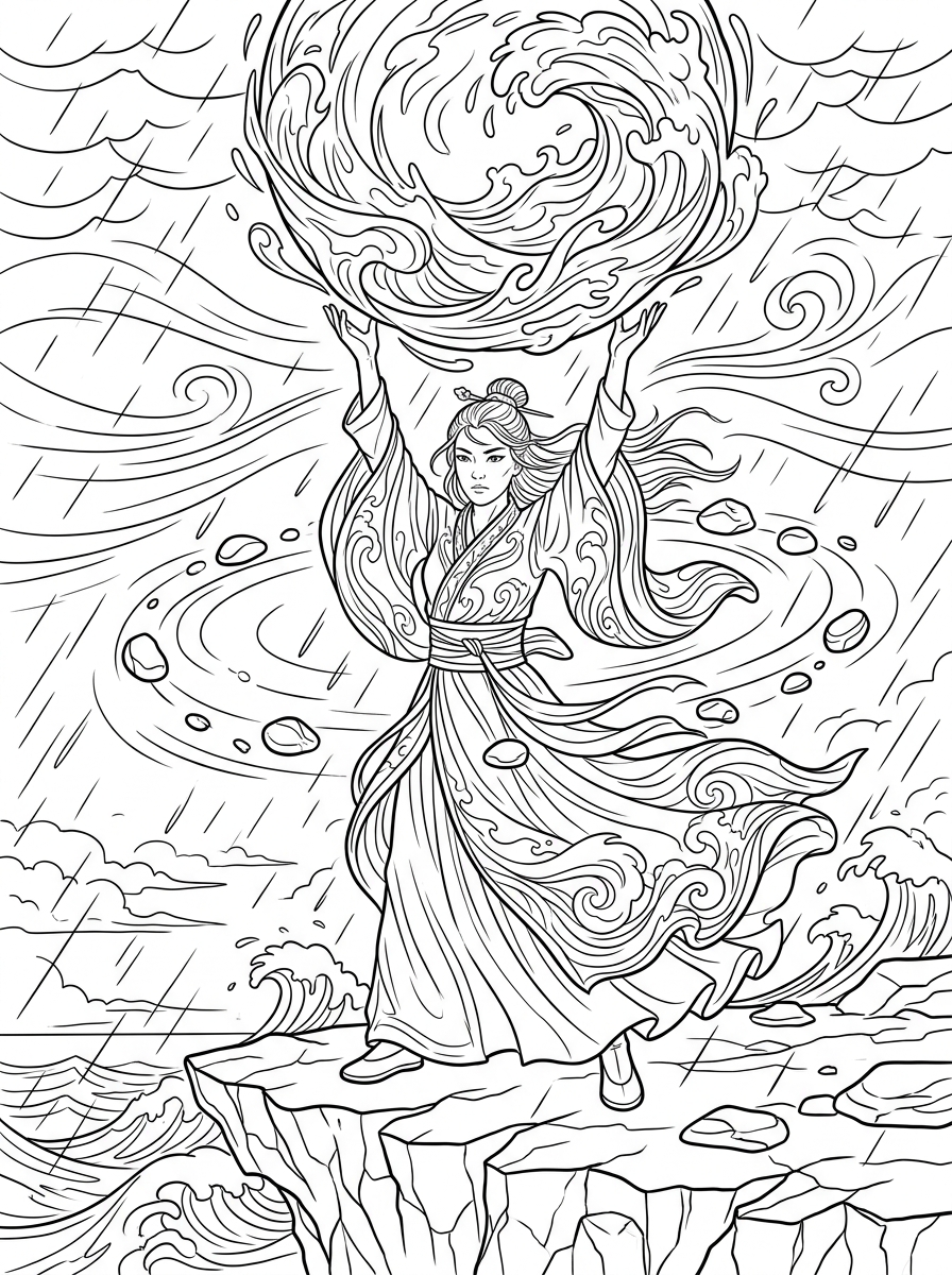 Theme 3 line art