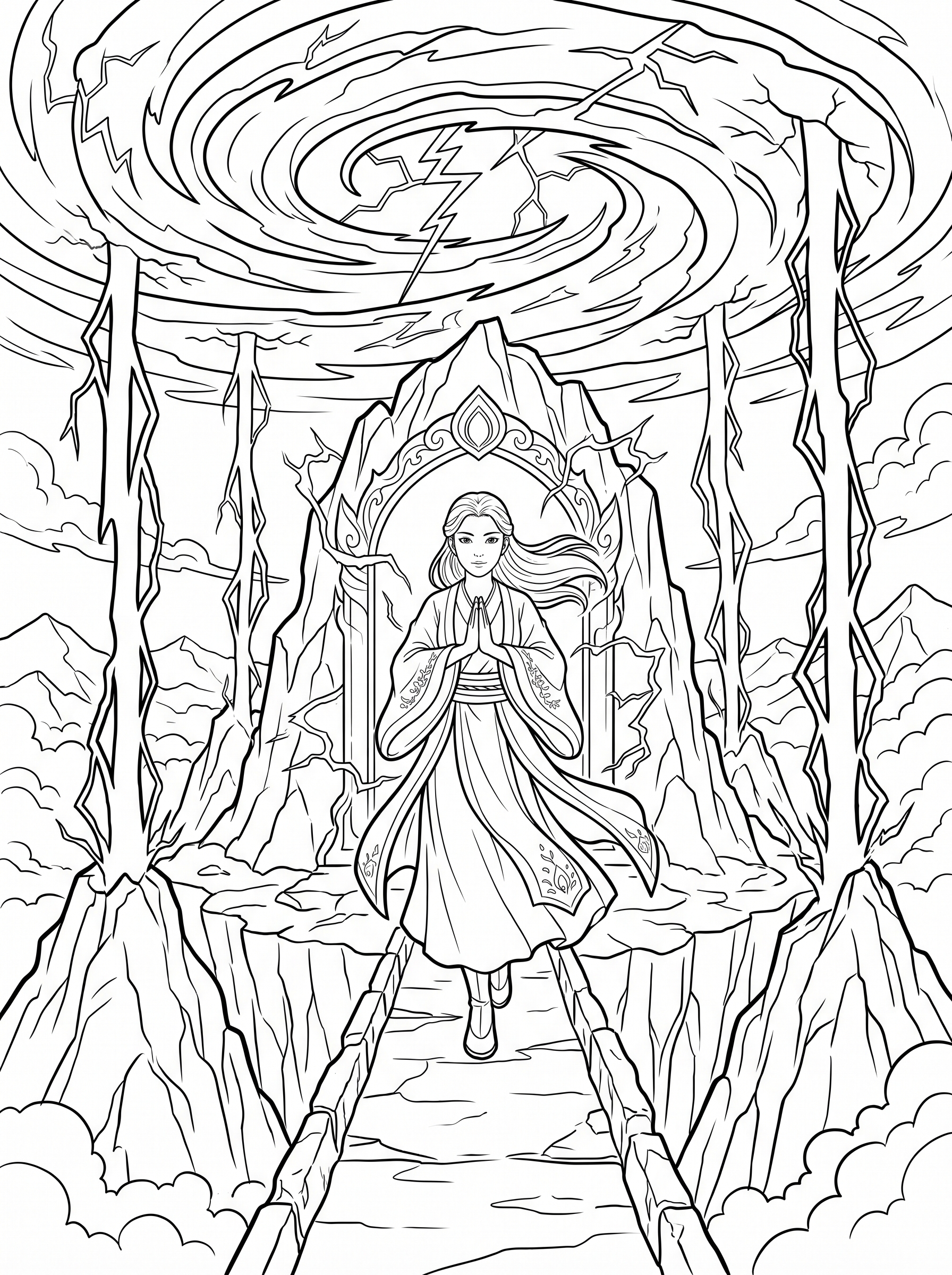 Theme 5 line art