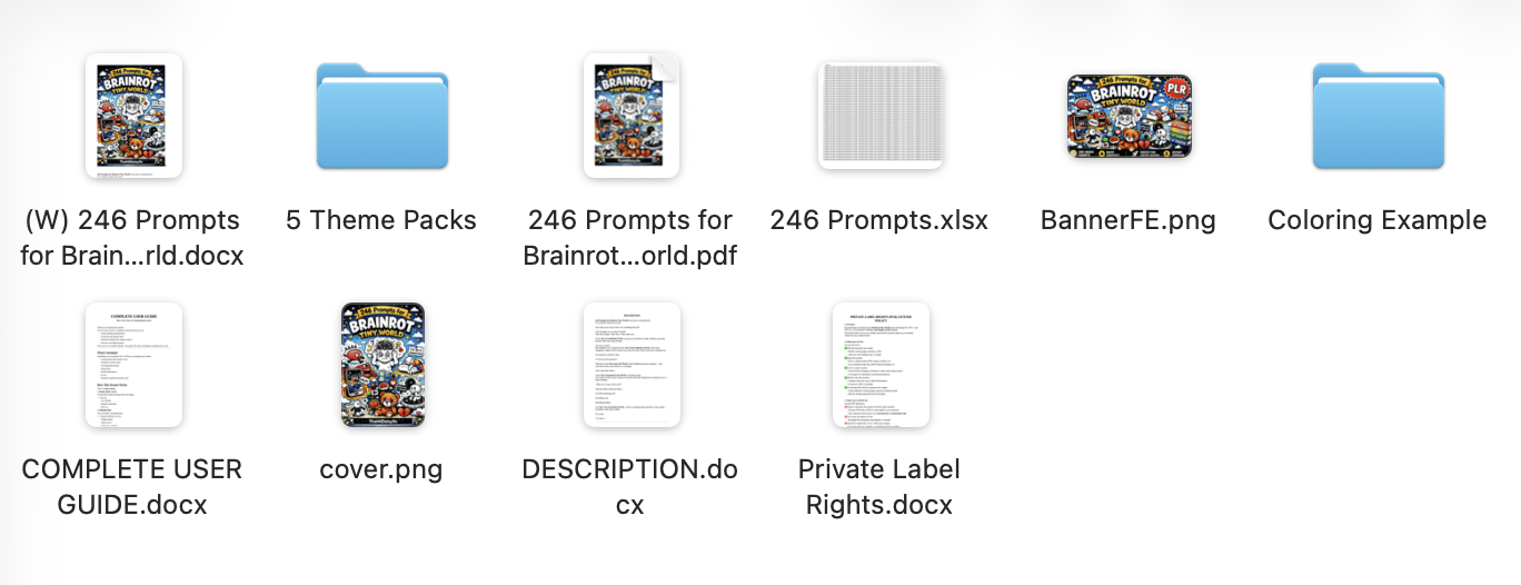 Product Files Overview