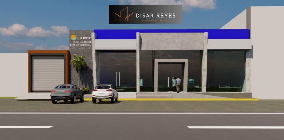 Render 3D Recepción Empresarial