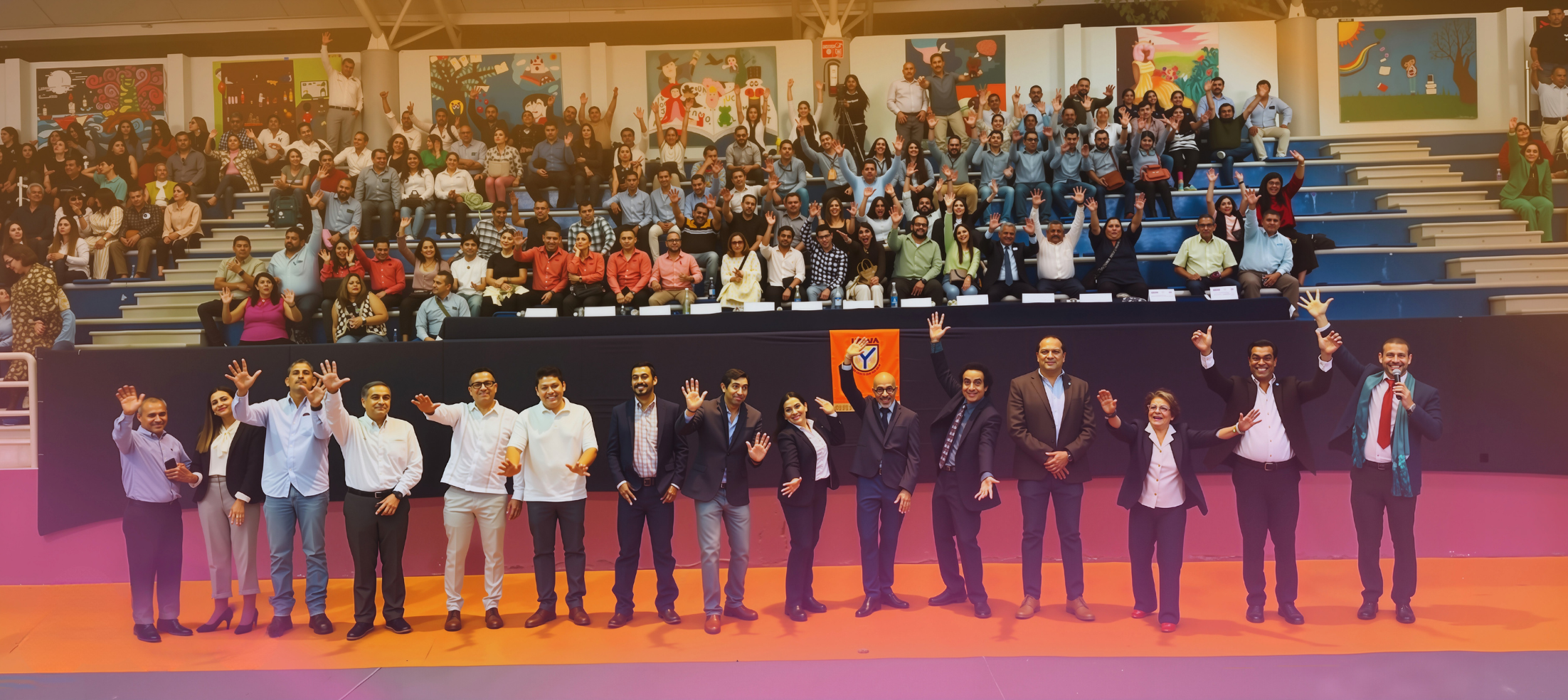 Equipo de El Rebozo Más Grande del Mundo