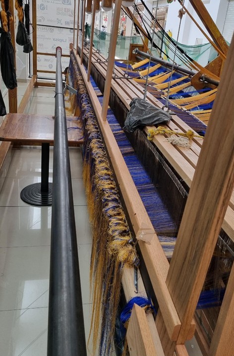 Hilos 100% repasados para el rebozo más grande del mundo