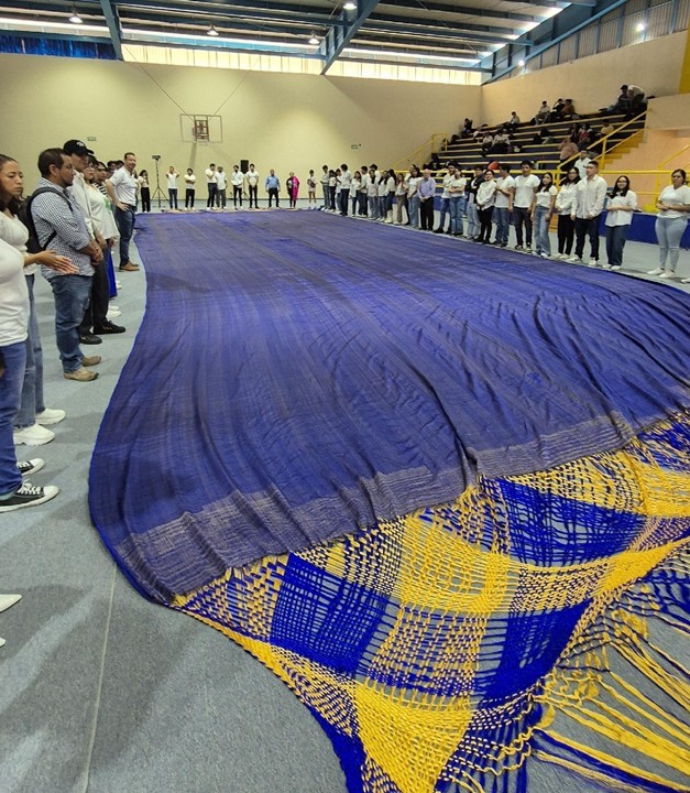 Presentación del rebozo en Tec La Piedad, mayo 2025