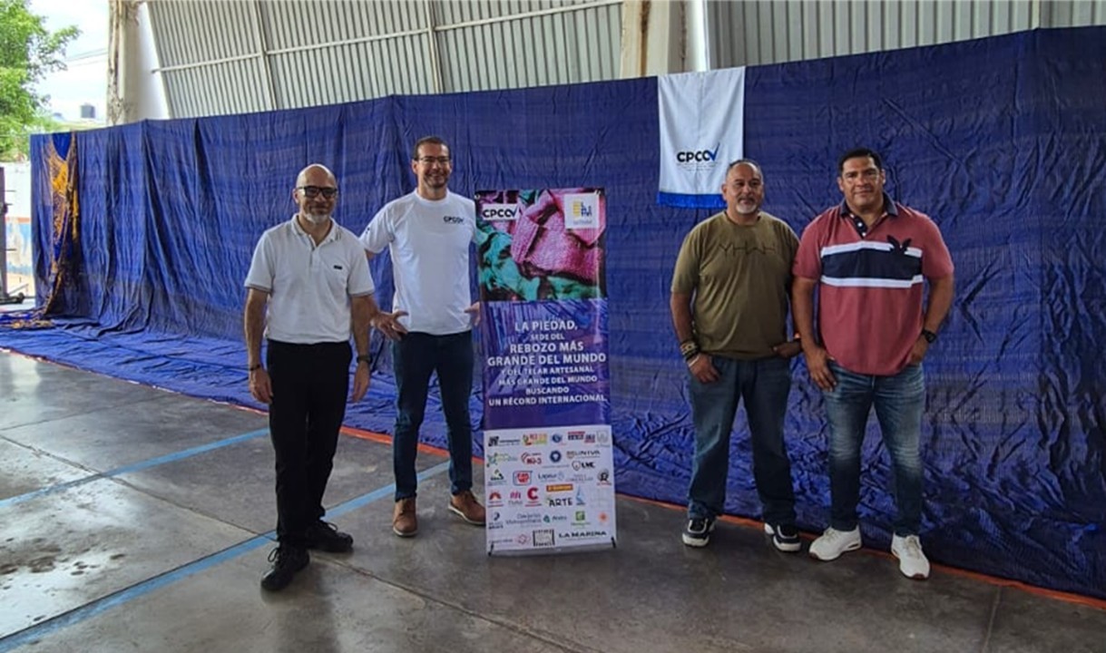 Presentación del rebozo en Expo Feria La Piedad, junio 2025